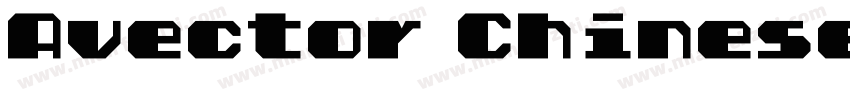 Avector Chinese True TypeFonts (Hon字体转换